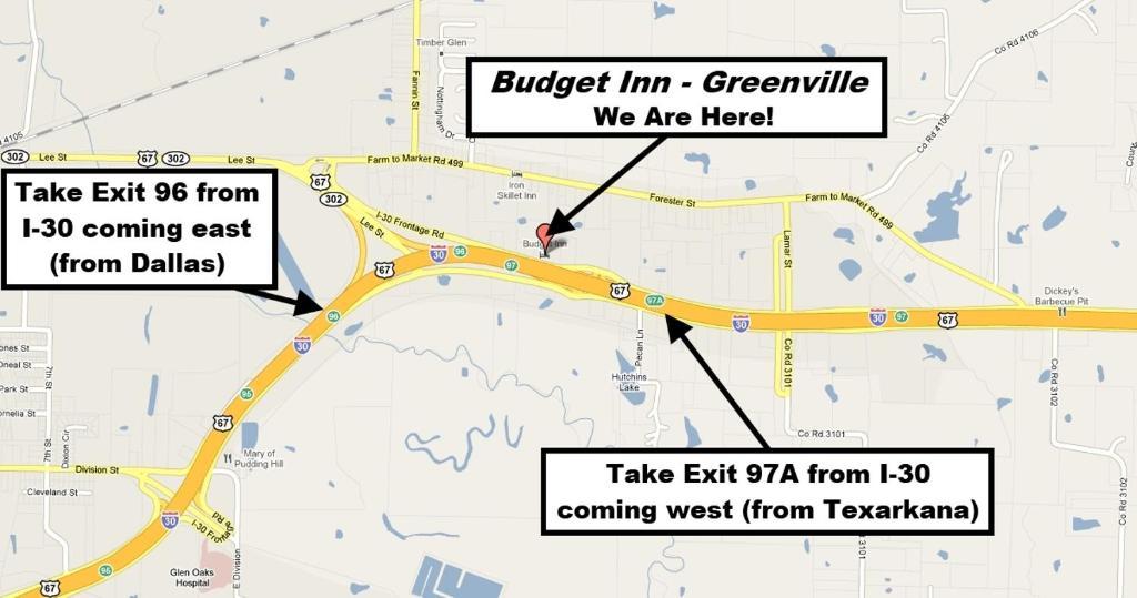 Budget Inn Motel Greenville Tx Eksteriør bilde